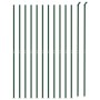 Wire fence with green flange 1.1x25 m by vidaXL, fence panels - Ref: Foro24-154170, Price: 145,99 €, Discount: %