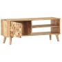 Solid acacia wood TV stand 100x35x40 cm by vidaXL, TV Furniture - Ref: Foro24-287442, Price: 136,99 €, Discount: %