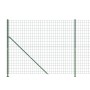 Wire fence with green flange 1.4x25 m by vidaXL, fence panels - Ref: Foro24-154171, Price: 181,88 €, Discount: %