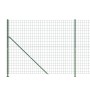 Wire fence with green flange 2.2x10 m by vidaXL, fence panels - Ref: Foro24-154167, Price: 125,27 €, Discount: %