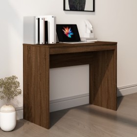 Oak brown plywood desk 90x40x72 cm by vidaXL, Desks - Ref: Foro24-815305, Price: 47,65 €, Discount: %