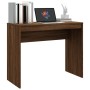 Escritorio de madera contrachapada marrón roble 90x40x72 cm de vidaXL, Escritorios - Ref: Foro24-815305, Precio: 52,31 €, Des...