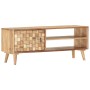 Solid acacia wood TV stand 100x35x40 cm by vidaXL, TV Furniture - Ref: Foro24-287442, Price: 136,99 €, Discount: %