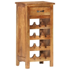 Botellero de madera maciza de acacia 40x30x80 cm de vidaXL, Botelleros - Ref: Foro24-287482, Precio: 171,99 €, Descuento: %