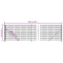 Near wire with anthracite grey tie 1.1x25 m by vidaXL, fence panels - Ref: Foro24-154298, Price: 102,31 €, Discount: %