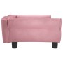 Cama para perros de terciopelo rosa 95x55x30 cm de vidaXL, Camas para perros - Ref: Foro24-171813, Precio: 87,64 €, Descuento: %