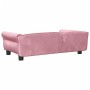 Cama para perros de terciopelo rosa 95x55x30 cm de vidaXL, Camas para perros - Ref: Foro24-171813, Precio: 87,64 €, Descuento: %