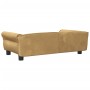 Cama para perros de terciopelo marrón 95x55x30 cm de vidaXL, Camas para perros - Ref: Foro24-171815, Precio: 84,42 €, Descuen...