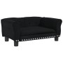 Black velvet dog bed 70x45x30 cm by vidaXL, Beds for dogs - Ref: Foro24-171828, Price: 63,65 €, Discount: %