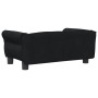 Black velvet dog bed 70x45x30 cm by vidaXL, Beds for dogs - Ref: Foro24-171828, Price: 63,65 €, Discount: %