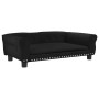 Cama para perros de terciopelo negro 95x55x30 cm de vidaXL, Camas para perros - Ref: Foro24-171814, Precio: 93,32 €, Descuent...