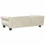 Cama para perros de terciopelo crema 95x55x30 cm de vidaXL, Camas para perros - Ref: Foro24-171816, Precio: 77,99 €, Descuent...