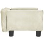 Samtiges Hundebett in Creme 70x45x30 cm von vidaXL, Betten für Hunde - Ref: Foro24-171830, Preis: 62,99 €, Rabatt: %