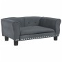 Cama para perros de terciopelo gris oscuro 70x45x30 cm de vidaXL, Camas para perros - Ref: Foro24-171826, Precio: 64,55 €, De...