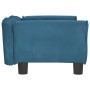 Blue velvet dog bed 70x45x30 cm by vidaXL, Beds for dogs - Ref: Foro24-171824, Price: 63,94 €, Discount: %