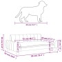 Light gray fabric dog bed 90x53x30 cm by vidaXL, Beds for dogs - Ref: Foro24-171847, Price: 83,39 €, Discount: %