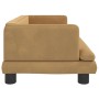 Brown velvet dog bed 80x45x30 cm by vidaXL, Beds for dogs - Ref: Foro24-171899, Price: 74,55 €, Discount: %