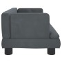 Cama para perros de terciopelo gris oscuro 60x40x30 cm de vidaXL, Camas para perros - Ref: Foro24-171908, Precio: 56,99 €, De...