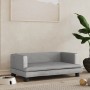 Cama para perros de terciopelo gris claro 80x45x30 cm de vidaXL, Camas para perros - Ref: Foro24-171895, Precio: 75,58 €, Des...