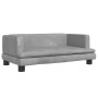 Cama para perros de terciopelo gris claro 80x45x30 cm de vidaXL, Camas para perros - Ref: Foro24-171895, Precio: 75,58 €, Des...