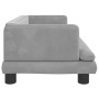 Cama para perros de terciopelo gris claro 80x45x30 cm de vidaXL, Camas para perros - Ref: Foro24-171895, Precio: 75,58 €, Des...