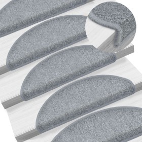 Stair mats 15 units light gray 65x24x4 cm by vidaXL, Stair mats - Ref: Foro24-133887, Price: 52,36 €, Discount: %