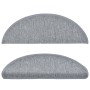 Stair mats 15 units light gray 65x24x4 cm by vidaXL, Stair mats - Ref: Foro24-133887, Price: 54,17 €, Discount: %