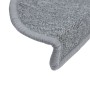 Stair mats 15 units light gray 65x24x4 cm by vidaXL, Stair mats - Ref: Foro24-133887, Price: 54,17 €, Discount: %