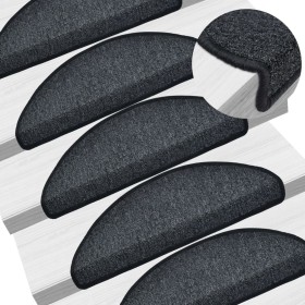 Stair mats 10 units dark gray 65x24x4 cm by vidaXL, Stair mats - Ref: Foro24-149753, Price: 44,99 €, Discount: %