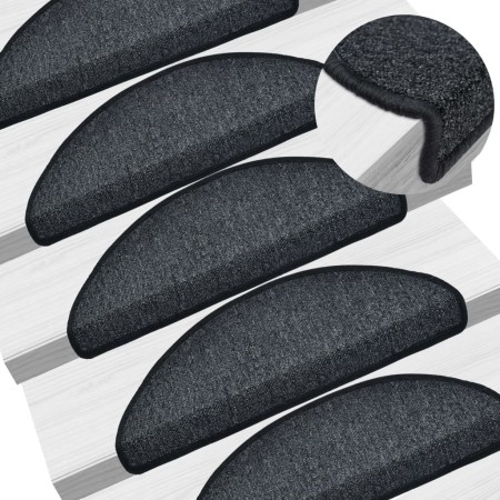 Stair mats 10 units dark gray 65x24x4 cm by vidaXL, Stair mats - Ref: Foro24-149753, Price: 39,94 €, Discount: %