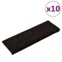 Stair mats 10 units black 65x21x4 cm by vidaXL, Stair mats - Ref: Foro24-149817, Price: 54,93 €, Discount: %