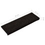 Stair mats 10 units black 65x21x4 cm by vidaXL, Stair mats - Ref: Foro24-149817, Price: 54,93 €, Discount: %