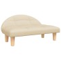 Cream fabric dog bed 70x52x30 cm by vidaXL, Beds for dogs - Ref: Foro24-171932, Price: 58,99 €, Discount: %