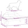 Cama para perros de tela gris taupe 70x52x30 cm de vidaXL, Camas para perros - Ref: Foro24-171936, Precio: 58,77 €, Descuento: %