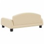 Cream fabric dog bed 70x45x30 cm by vidaXL, Beds for dogs - Ref: Foro24-171959, Price: 65,99 €, Discount: %