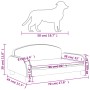 Black fabric dog bed 70x45x30 cm by vidaXL, Beds for dogs - Ref: Foro24-171964, Price: 65,99 €, Discount: %