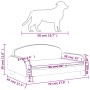 Cama para perros de tela gris taupé 70x45x30 cm de vidaXL, Camas para perros - Ref: Foro24-171963, Precio: 65,49 €, Descuento: %