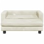 Hundebett mit Samtverlängerung in Creme 100x50x30 cm von vidaXL, Betten für Hunde - Ref: Foro24-172025, Preis: 118,89 €, Raba...