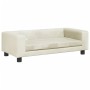 Hundebett mit Samtverlängerung in Creme 100x50x30 cm von vidaXL, Betten für Hunde - Ref: Foro24-172025, Preis: 118,89 €, Raba...