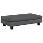 Cama de perros con extensión terciopelo gris oscuro 100x50x30cm de vidaXL, Camas para perros - Ref: Foro24-172021, Precio: 11...