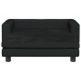 Cama para perros con extensión terciopelo negro 100x50x30 cm de vidaXL, Camas para perros - Ref: Foro24-172023, Precio: 118,8...