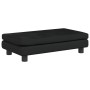 Cama para perros con extensión terciopelo negro 100x50x30 cm de vidaXL, Camas para perros - Ref: Foro24-172023, Precio: 118,8...