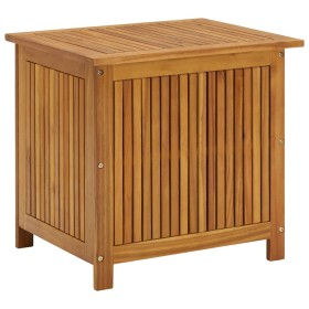 Garten-Aufbewahrungsbox aus massivem Akazienholz 60x50x58 cm von vidaXL, Aufbewahrungsboxen für den Außenbereich - Ref: Foro2...