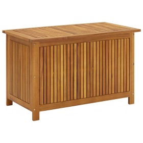 Garten-Aufbewahrungsbox aus massivem Akazienholz 90x50x58 cm von vidaXL, Aufbewahrungsboxen für den Außenbereich - Ref: Foro2...