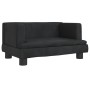 Black velvet children's sofa 60x40x30 cm by vidaXL, Baby and Toddler Furniture - Ref: Foro24-3196321, Price: 56,18 €, Discoun...