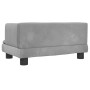 Children's sofa in light gray velvet 60x40x30 cm by vidaXL, Baby and Toddler Furniture - Ref: Foro24-3196318, Price: 56,77 €,...