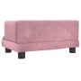 Pink velvet children's sofa 60x40x30 cm by vidaXL, Baby and Toddler Furniture - Ref: Foro24-3196320, Price: 66,50 €, Discount: %