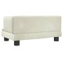 Cremefarbenes Kindersofa aus Samt, 60 x 40 x 30 cm von vidaXL, Baby- und Kleinkindmöbel - Ref: Foro24-3196323, Preis: 61,84 €...