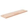 Untreated solid oak wood shelf board 80x20x2.5 cm by vidaXL, Shelves and shelves - Ref: Foro24-342936, Price: 33,38 €, Discou...