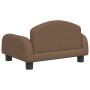 Brown fabric children's sofa 50x40x30 cm by vidaXL, Baby and Toddler Furniture - Ref: Foro24-3196371, Price: 53,99 €, Discoun...